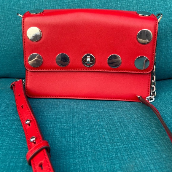 Cherry Red Michael Kors Crossbody Bag - Picture 2 of 8